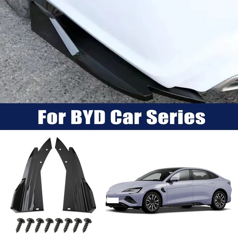 

Rear Bumper Lip Diffuser Splitter Canard Protector Front Spoiler Body Kit For BYD Atto 3 Dolphin Tang DM Song PLUS Han EV F3 E6