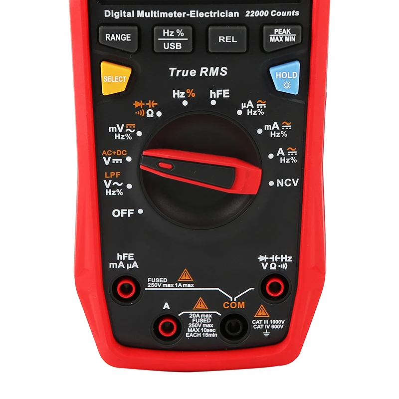 Imagem -02 - Uni-t Smart Rms com Alcance Automático Ut61b Mais Ut61e Mais dc ca 1000v 6000 Contagens