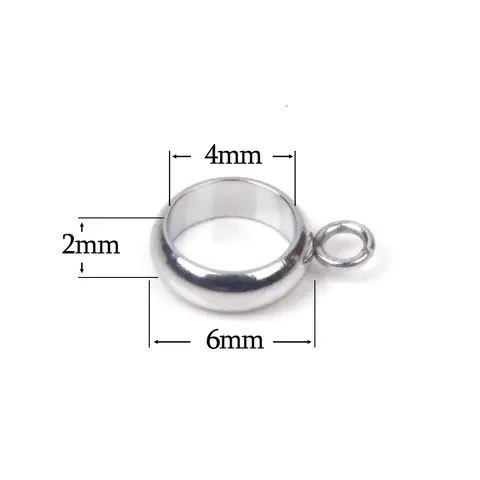 30pcs/lot Stainless Steel Pendant Connectors Bail Clasps Gold Color Pendants Clip Pinch For DIY Necklace Findings Jewelry Making