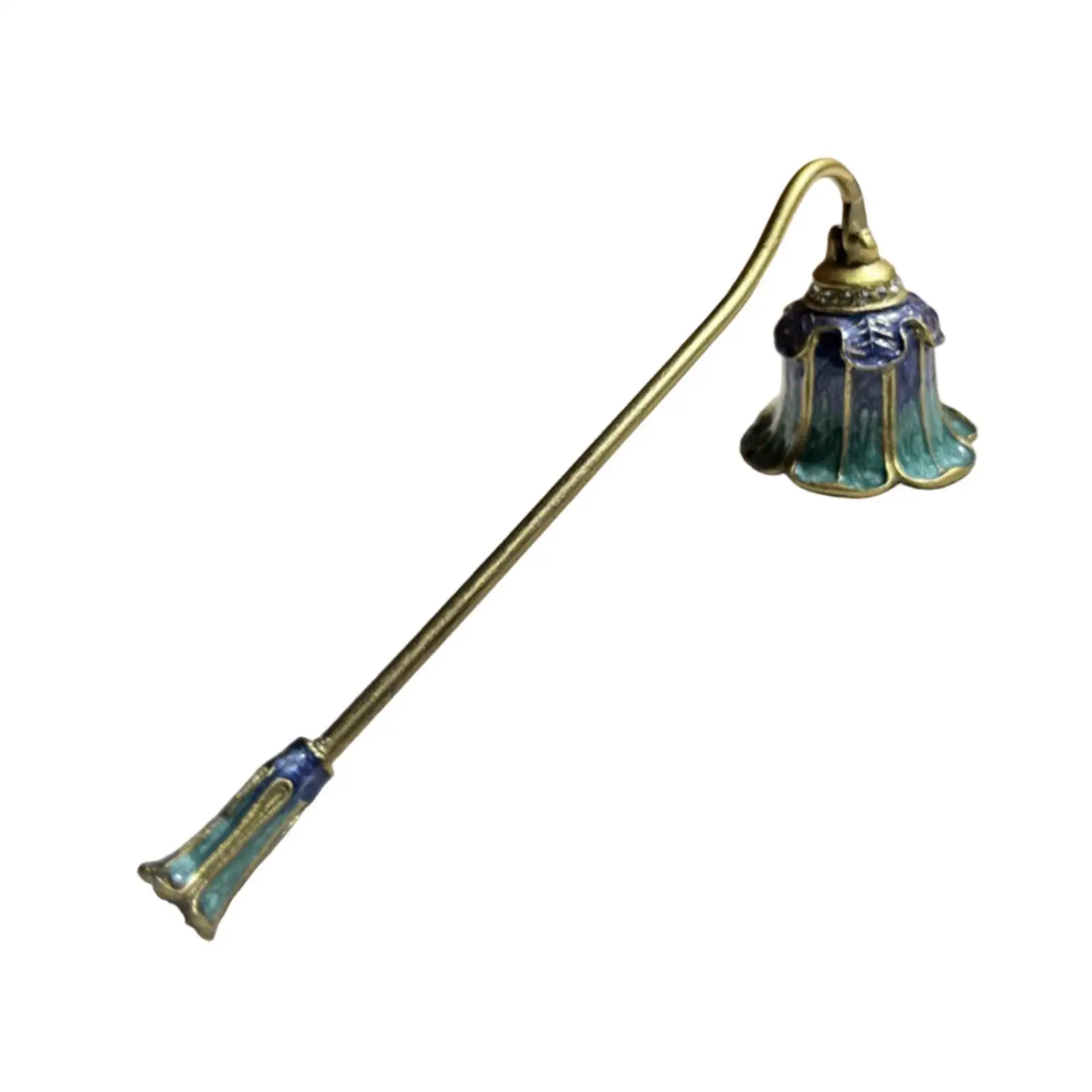 Home Decor Candle Snuffer Vintage Alloy Extinguisher Long Handle for Scented and Decorative Candles