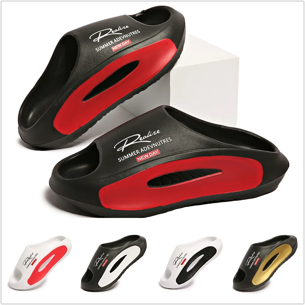 

Мужские тапочки из ЭВА, нескользящие шлепанцы, модные тапочки, удобные мужские шлепанцы, летние сандалии, домашние тапочки, большие размеры