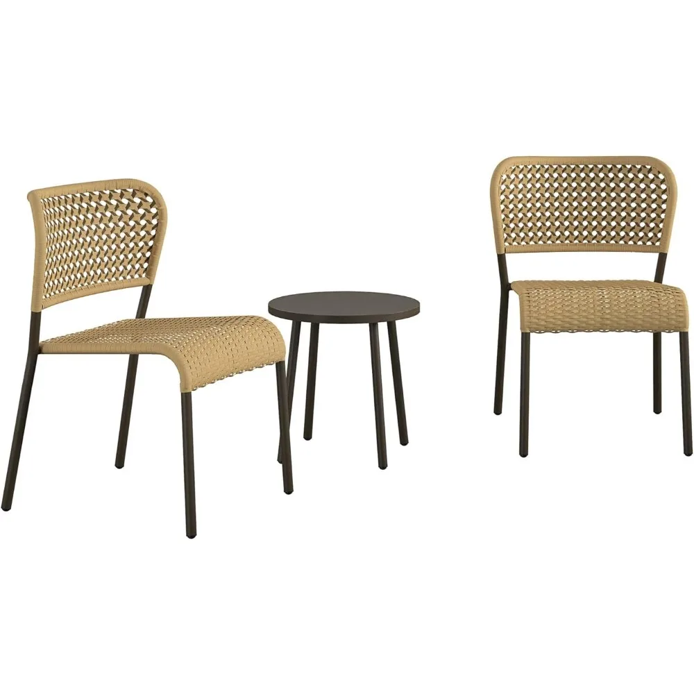 

3-Piece Wicker Chat Set by The