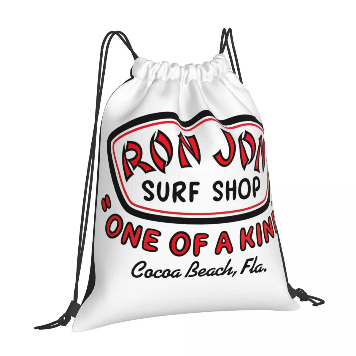 

1994 Ron Jon Surf Shop Sz Comic-Themed Drawstring Backpacks Great Comic Book Fans School Camping Activities Canvas