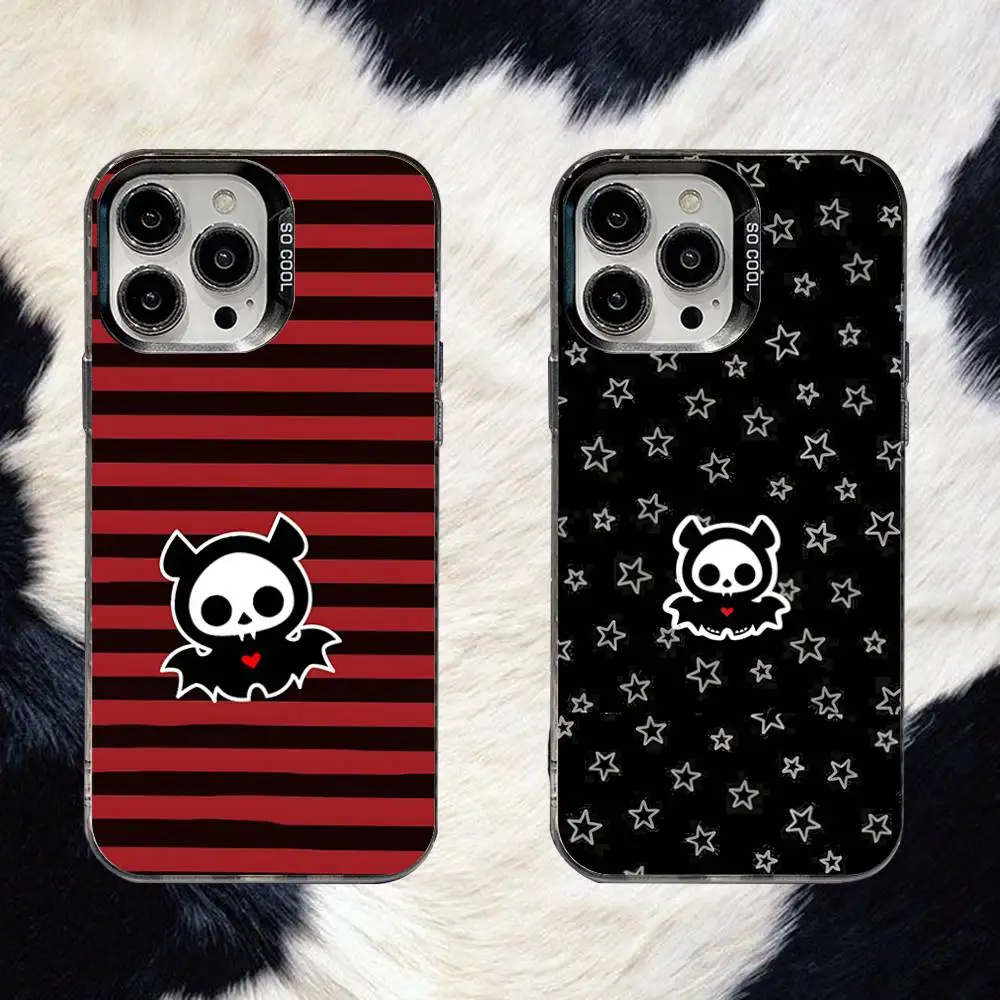 

Cute Skelanimals Bet Dog Phone Case For iPhone 16,15,14,13,12,11,8,7,Pro,Max,Plus,Mini,XS,SE Anti Fall Black Matte Hard
