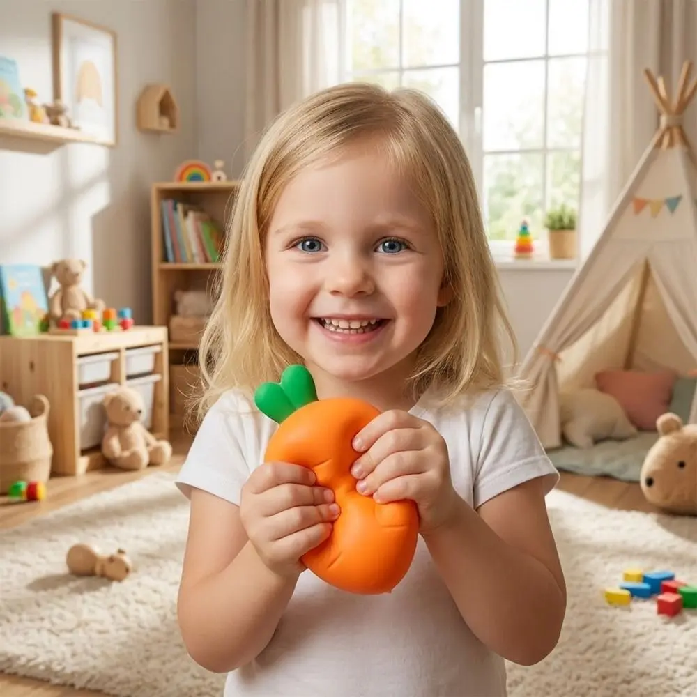Funny Fruit Shape​​ Squeeze Stretchable ​​ Soft & Durable Anti-Stress Squeeze ​​ ​​Non-Toxic & Safe​​ Release Emotion