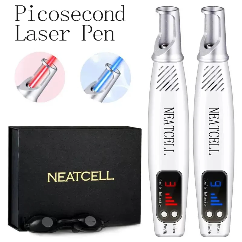 portable-melanin-fade-laser-picosecond-pen-laser-skin-rejuvenation-and-whitening-blue-red-light-picosecond-pen-emits-laser-light
