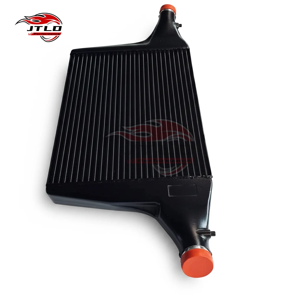 JT-PC74 Competition Intercooler Kit For Audi S4 B9 S5 F5 EA839 3.0T Cast Aluminum End Tanks TIG Welded High Performance