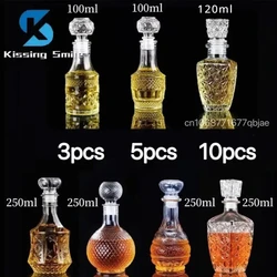 1pcs 3pcs 5pcs 10pcs Alcohol Bottle Suit Drink Whiskey Decanter Wine Tools Home Bar Party Wedding Flask Luxury Barware Gift