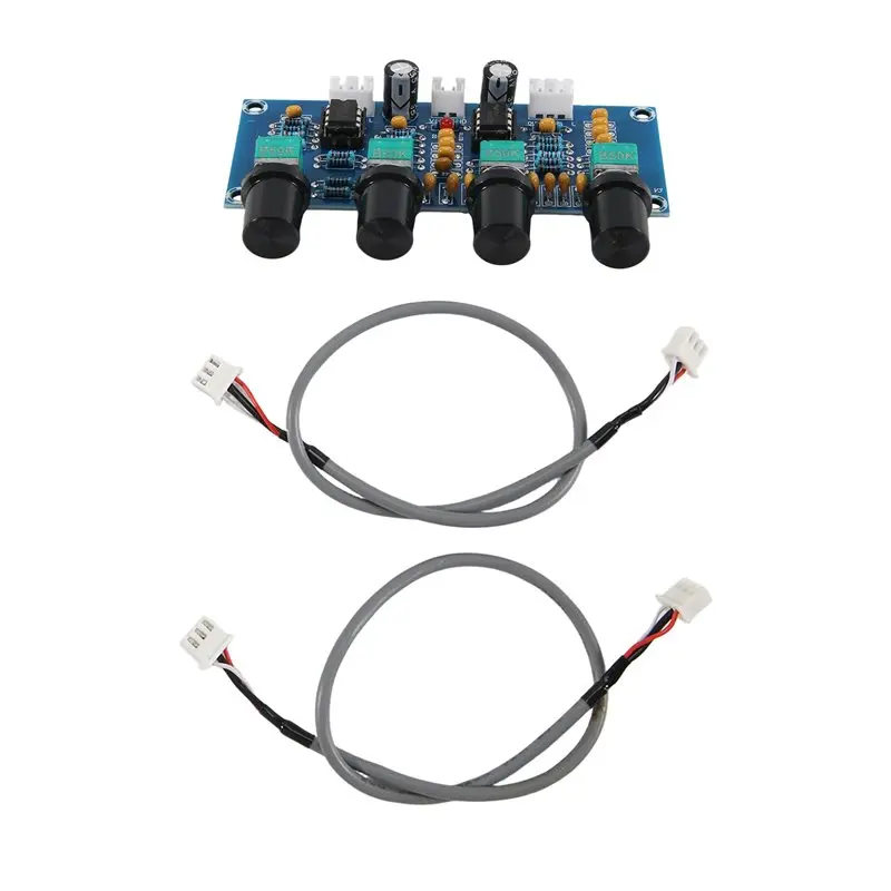 

Плата предусилителя FULL-XH-A901 NE5532 с регулировкой высоких и низких частот