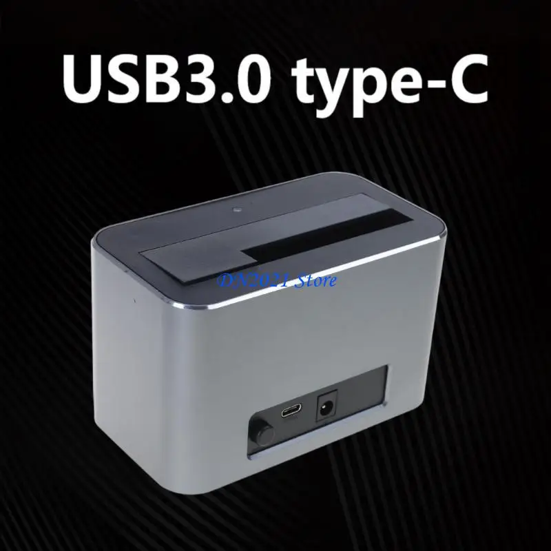 F3KE USB3.0 Type C Harde Schijf Docking Station Reader Case voor 2,5/3,5 inch Solid Disks met LED-indicator