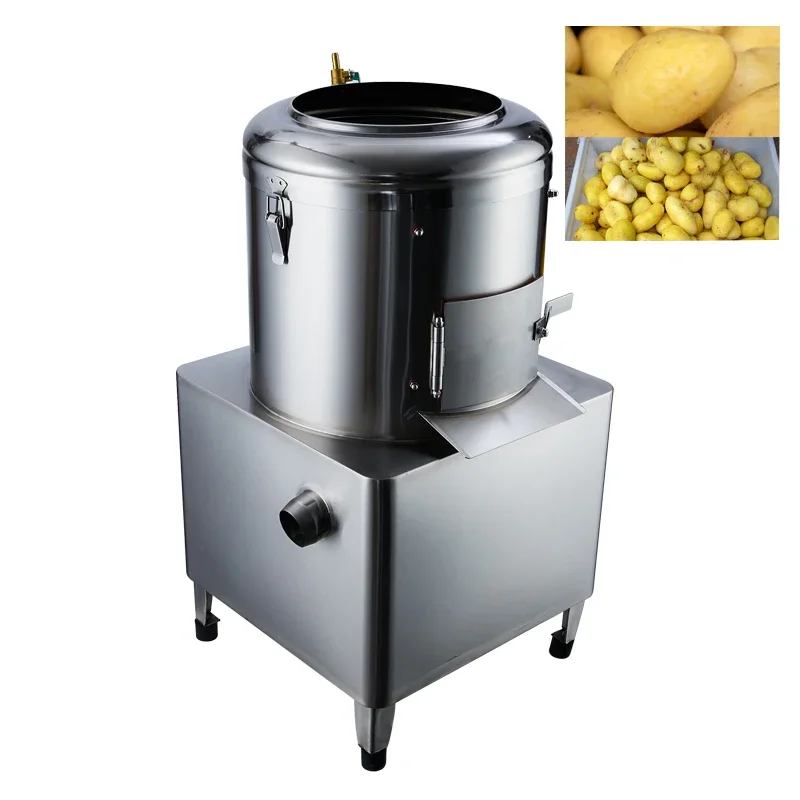 

Commercial 15kg Large Capacity High Power Automatic Carrot Peeler Potato Peeling Machine