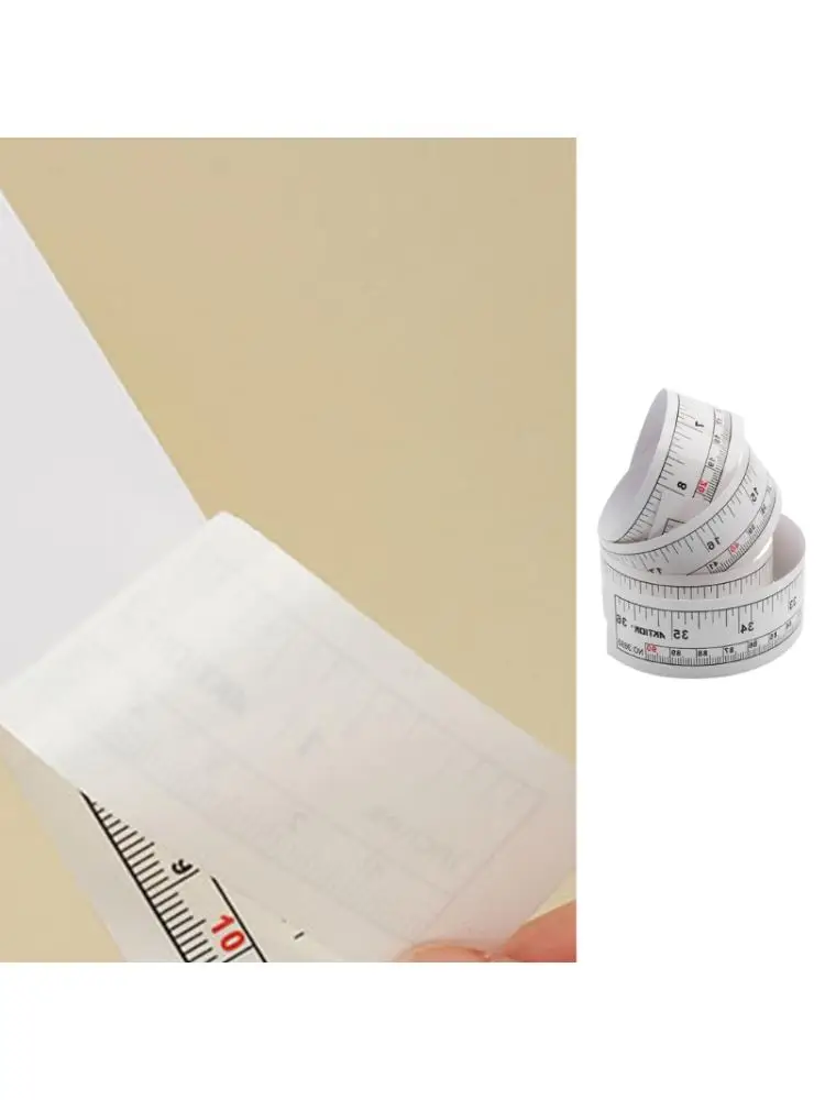  Sewing Machine Table Ruler Adhesive Measuring Tape with Centimeter Inch Scale