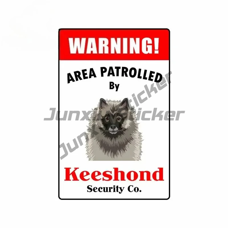

For Patrolled By Keeshound RV Car Stickers Vinyl Car Wrap Anime Occlusion Scratch Decal for Trunk Bumper