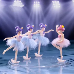 Figurines Miniatures Cute Simulated Ballet Girl Micro Landscape Ornaments For Home Decorations Room Decor Desk Car Accessories