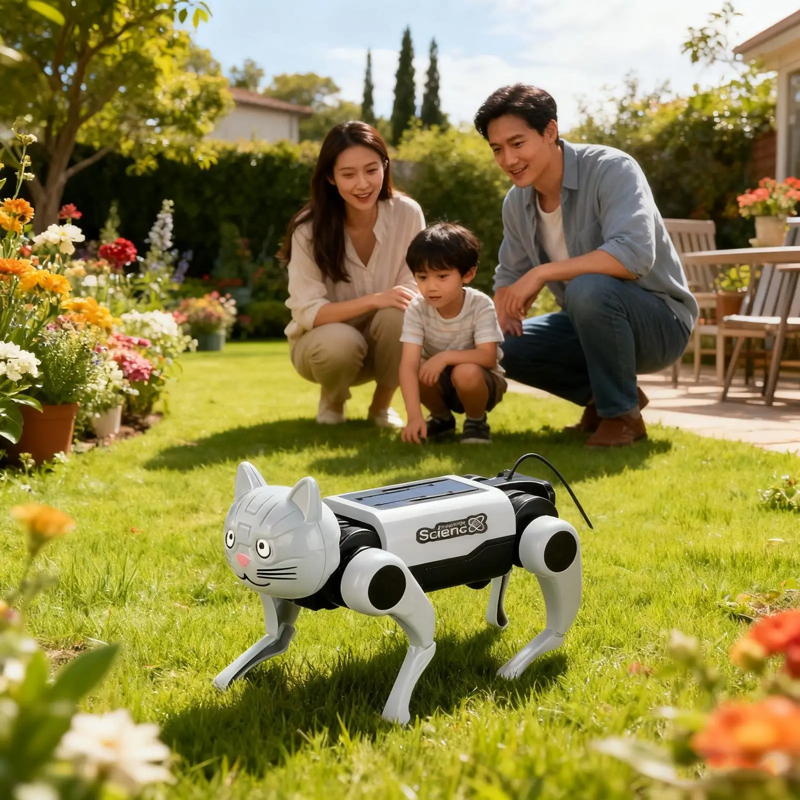 Kit educativo per l'apprendimento del cane AI Giocattoli per cani robot per adulti Bambini Ragazzi Ragazze Feste di festa di compleanno