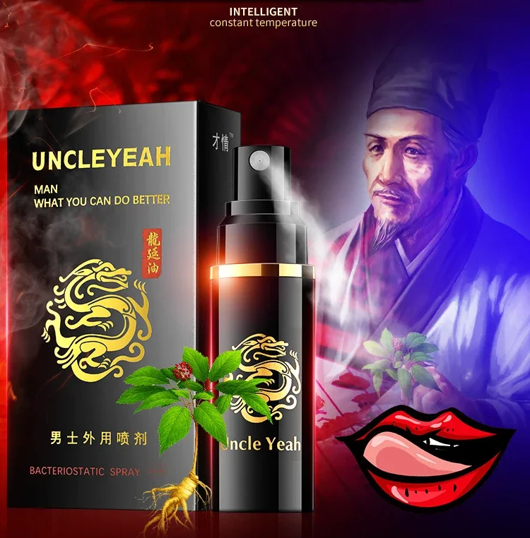 ผู้ชาย DELAY สเปรย์ 10ml ครีมขยาย Man Lasting Erection Dragon Oil เก็บเวลานานผู้ใหญ่เพศล่าช้าการออกกําลังกายผลิตภัณฑ์