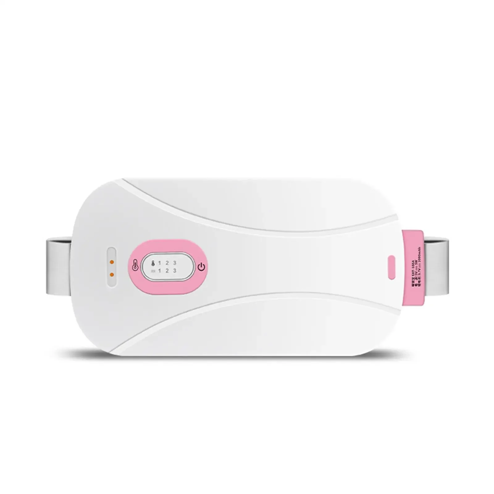 Usb elétrico aquecimento abdominal massagem menstrual cinto quente cintura aquecimento dor feminino massageador útero alívio dor de estômago