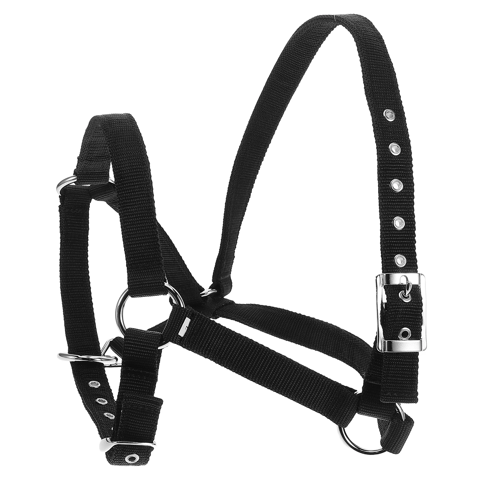 Childrens Adjustable Nylon Horse Halter Rope Set Padded Comfortable Equestrian Training Breakaway Horse Accessories