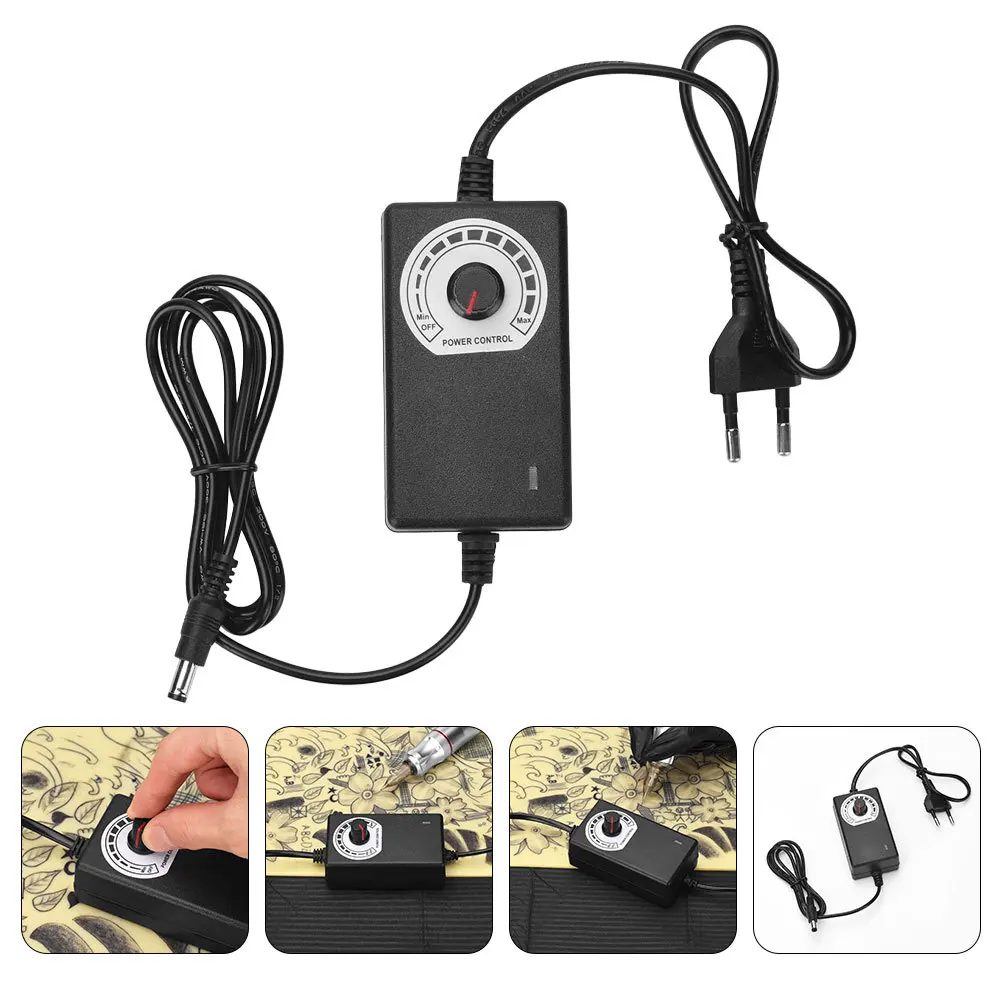 

Adjustable Tattoo Power Supply Voltage Regulator for Tattoos Equipment Stable Function Suitable for Most Tattoo Pens Eu Plug
