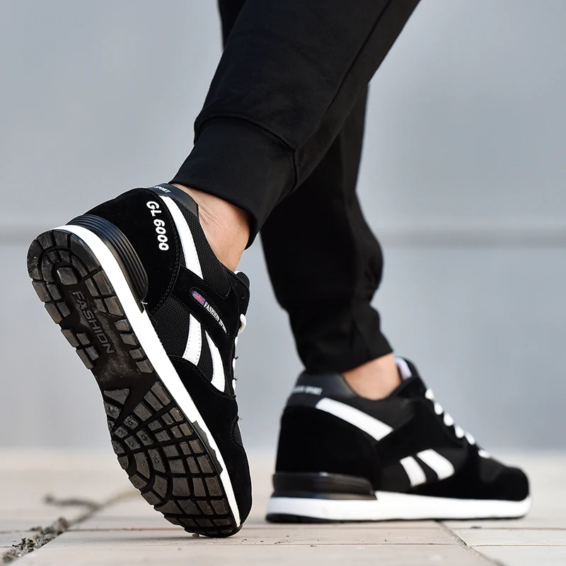 أحذية ركض منخفضة القمة للرجال أحذية رياضية كاجوال خفيفة الوزن للصيف على الطراز القديم أحذية تشغيل بطيئة شبكية قابلة للتنفس #4
