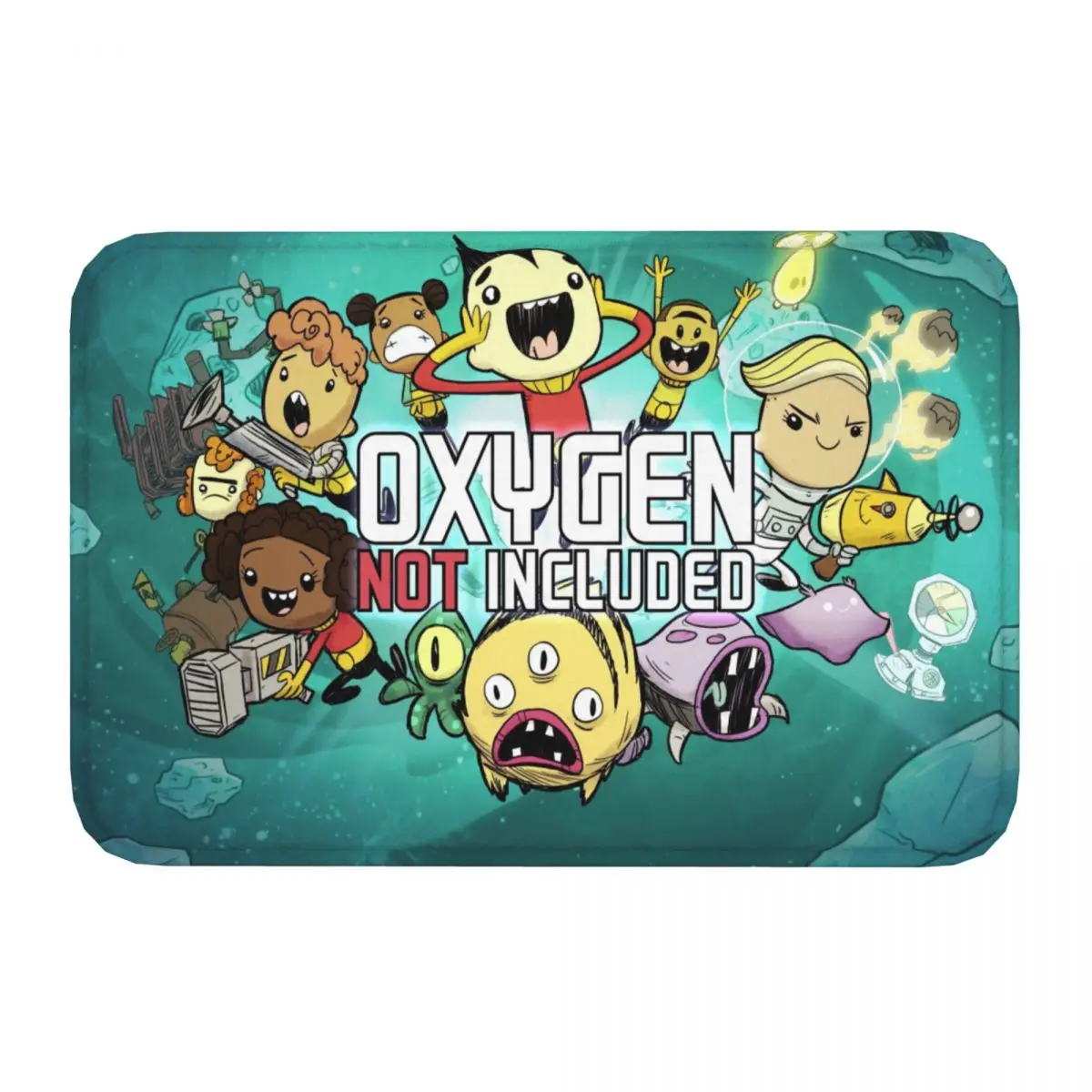 O-Oxygen Not Included Non-slip Doormat Living Room Mat Looking Balcony Carpet Welcome Rug Bedroom Decorative