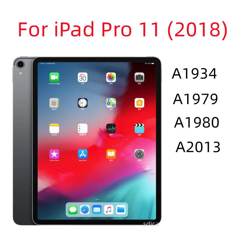 9H Tempered Glass Screen Protector For iPad Pro 11 2018 A1980 A2013 A1934 A1979 11" Tablet Anti Scratch HD Clear Protective Film