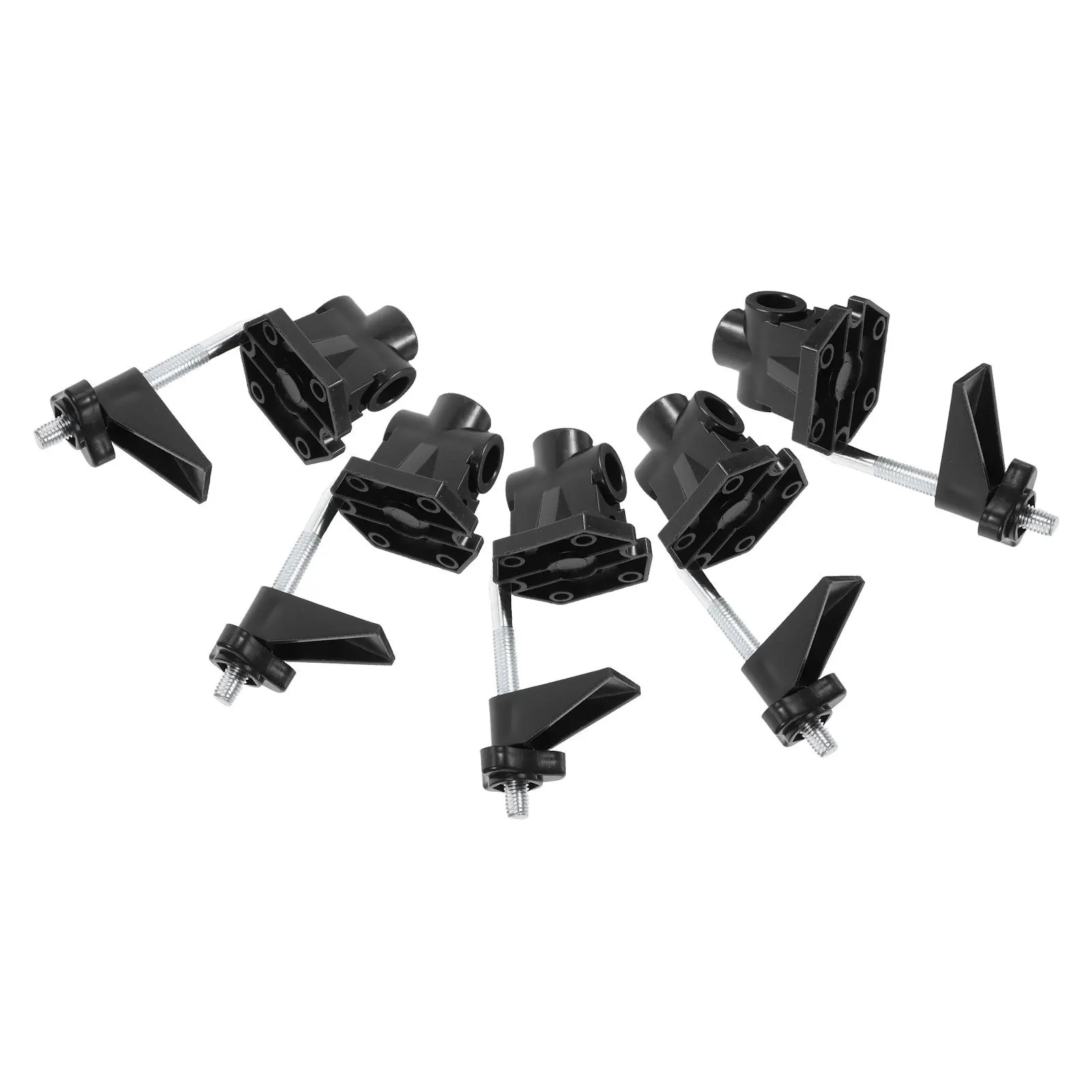 

5pcs Desk Lamp Clamp Metal Table Mount 5.5Cm Thick Adjustable Swing Arm Clip For Office Study Bedside Small Spaces Table Lamp