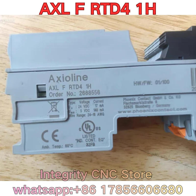 New AXL F RTD4 1H PLC module 2688556 Latest quotation in September 2026