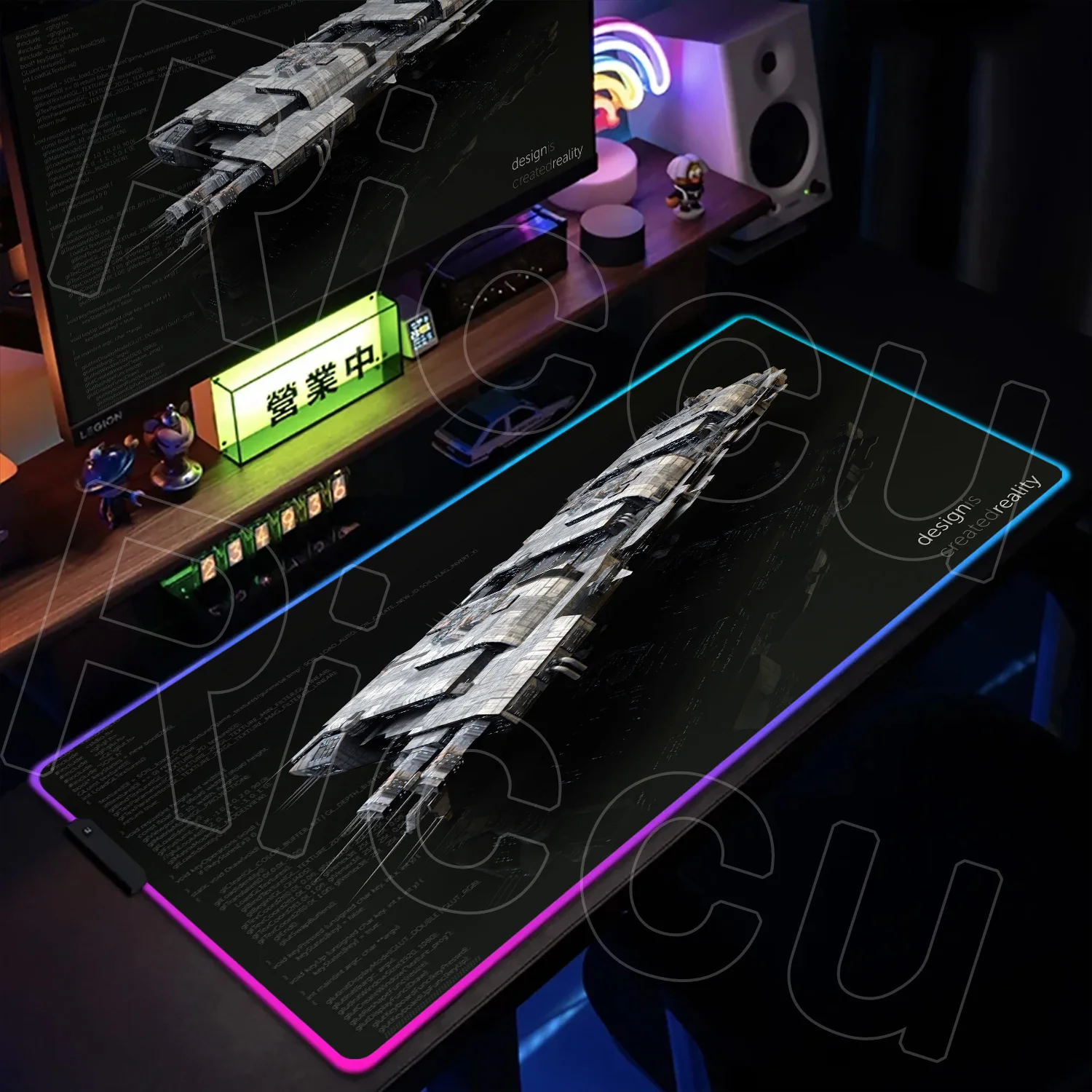 

RGB HD 500X1000mm EVE Online Game player peripherals expand Desk Mat LED Mouse Pad Notebook Pc accessories Extended Mouse Pads