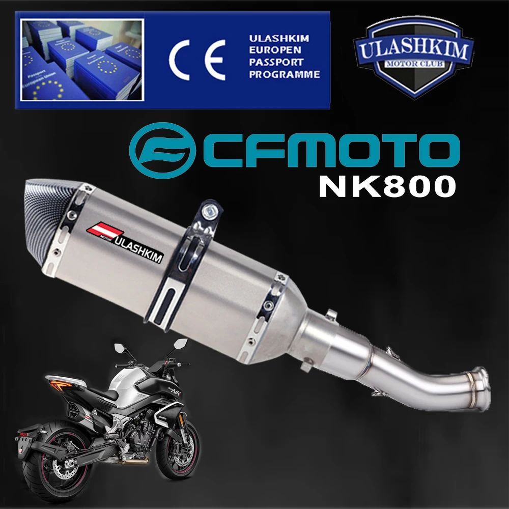 

NK800 Motorcycle Exhaust Muffler Slip On For CFmotor NK800 nk800 Exhaust Muffler