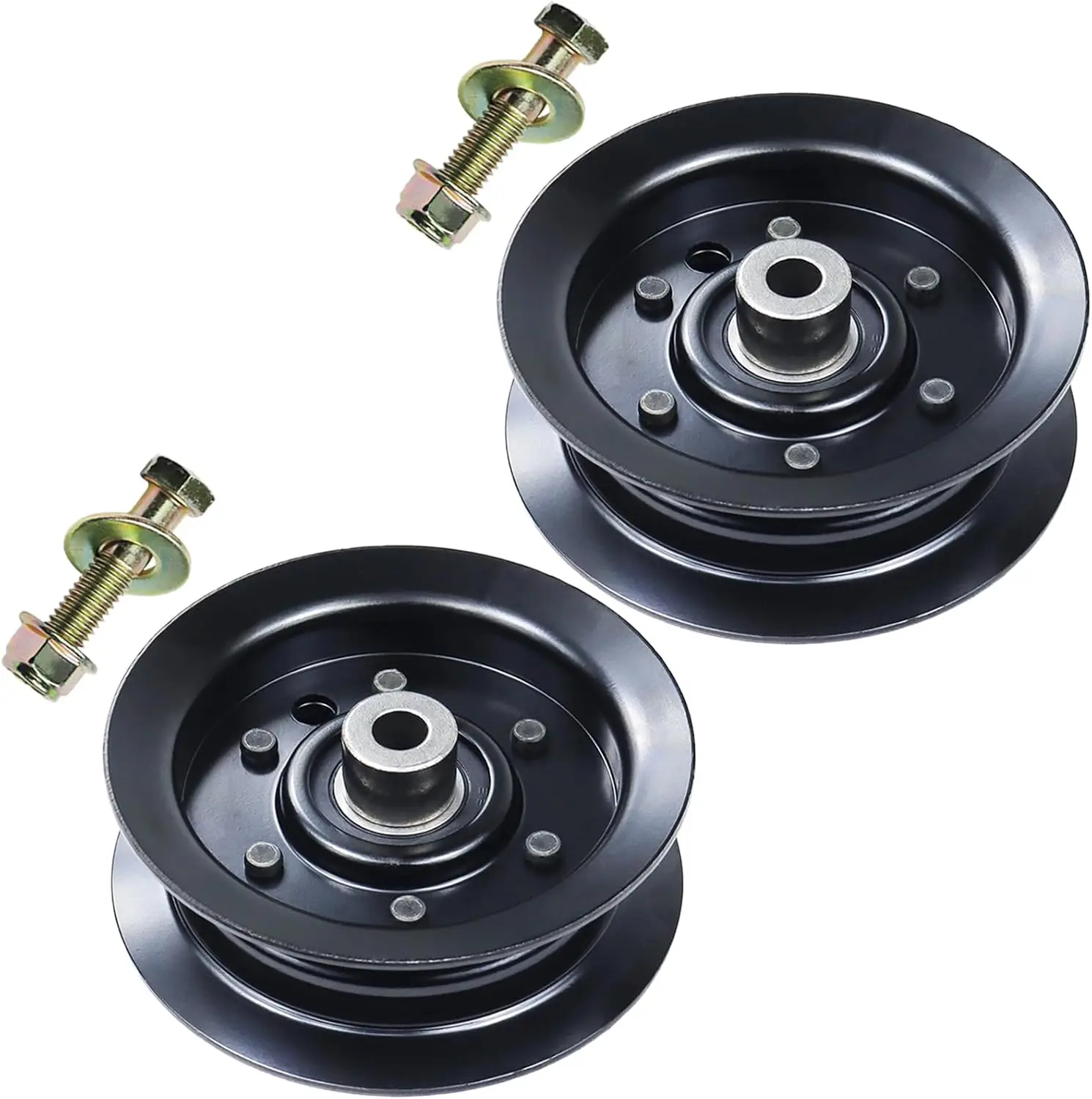 2 Pack 106-2175 Idler Pulley Replaces Toro 132-9420 Flat Idler Pulley, 132-9420 for Toro Timecutter MX5060, SS5060 Riding Mowers