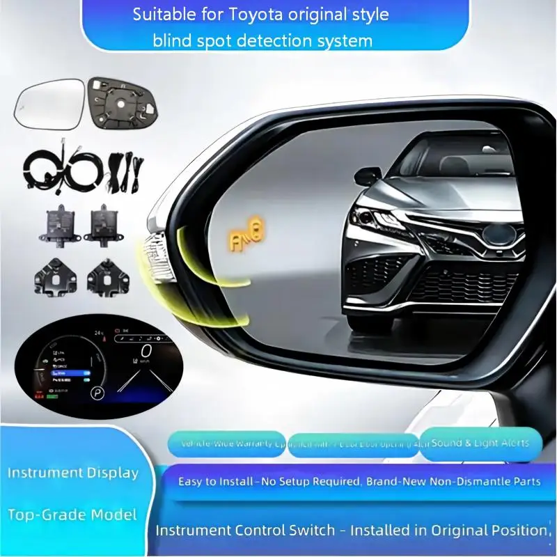 Suitable for 2022-2027 Highlander blind spot monitoring system, non-destructive installation, original car radar style