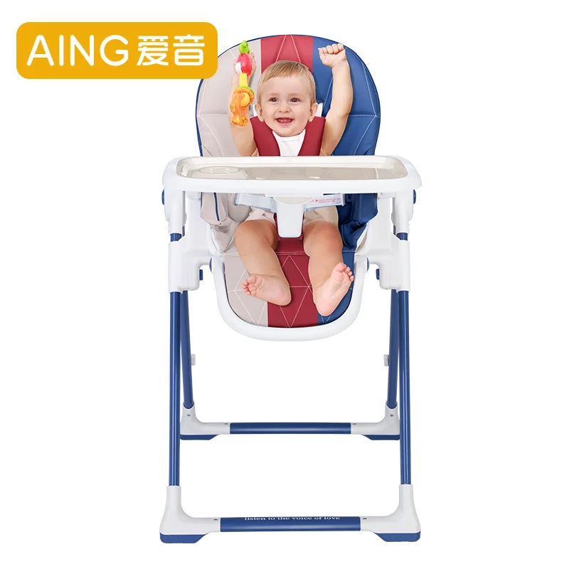 

Highchairs European-style Multifunctional Portable Folding Table and Chair Baby Dining Chair C055 Timbre