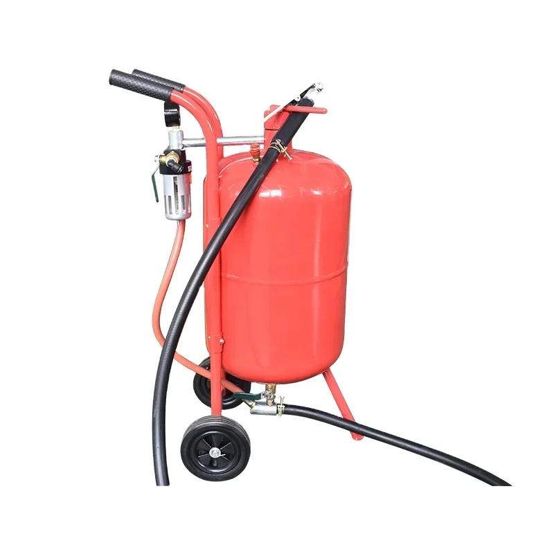 Portable Auto High-Pressure Cleaner Metal Engine Core Components Fully Automatic Burnishing Sandblaster Machine 10 Gallon