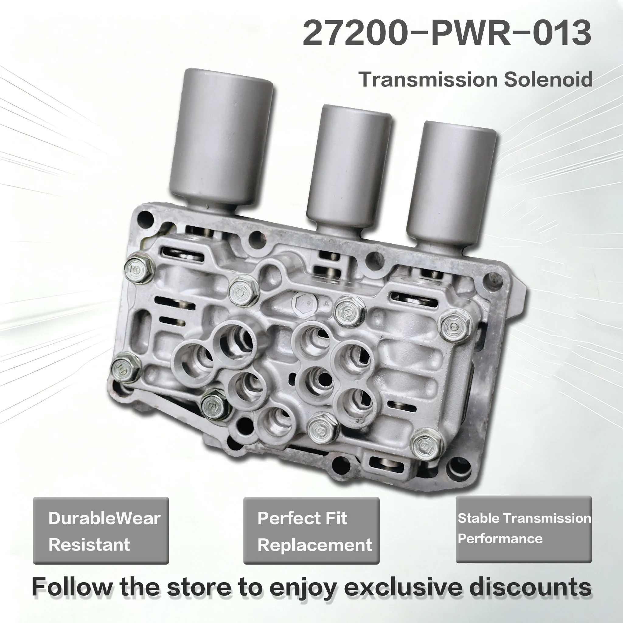 High Quality 27200-PWR-013 Transmission Solenoid Valve 27200PWR901 For Honda Fit Jazz City GD 1.5L 2003 2004 2005 2006 2007 2008