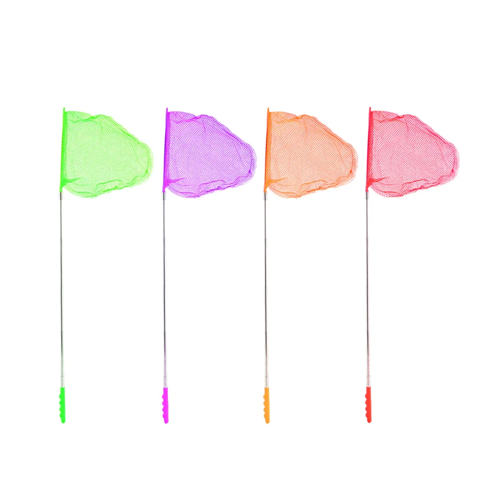 4Pcs Extendable Bugs Nets Telescopic Insects Cages Perfect for Children Outdoor Fun and Learning Insects Nets Dragonfly Catcher