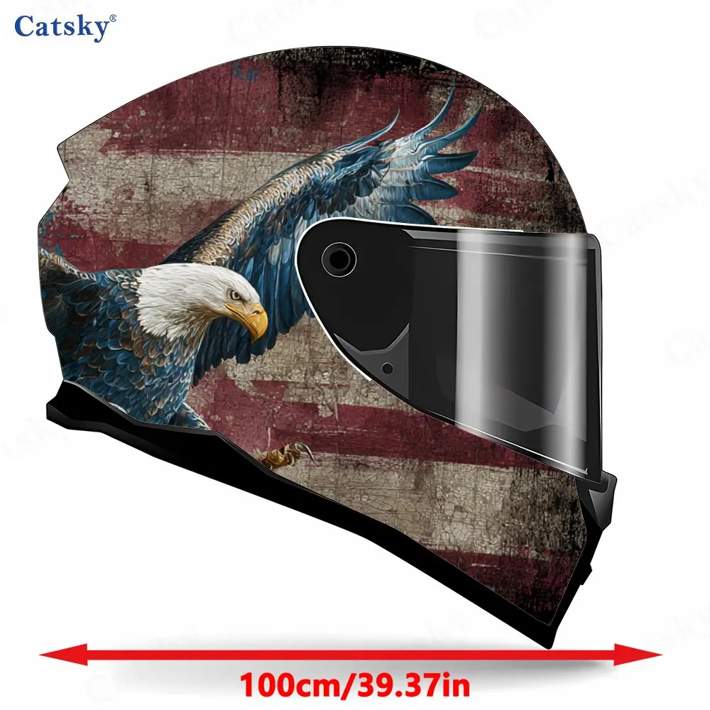 Eagle Pattern Helmet stickers , PVC Material Multifunctional Helmet Stickers, Scratch-Resistant & Fade-Proof, Easy to Stick No