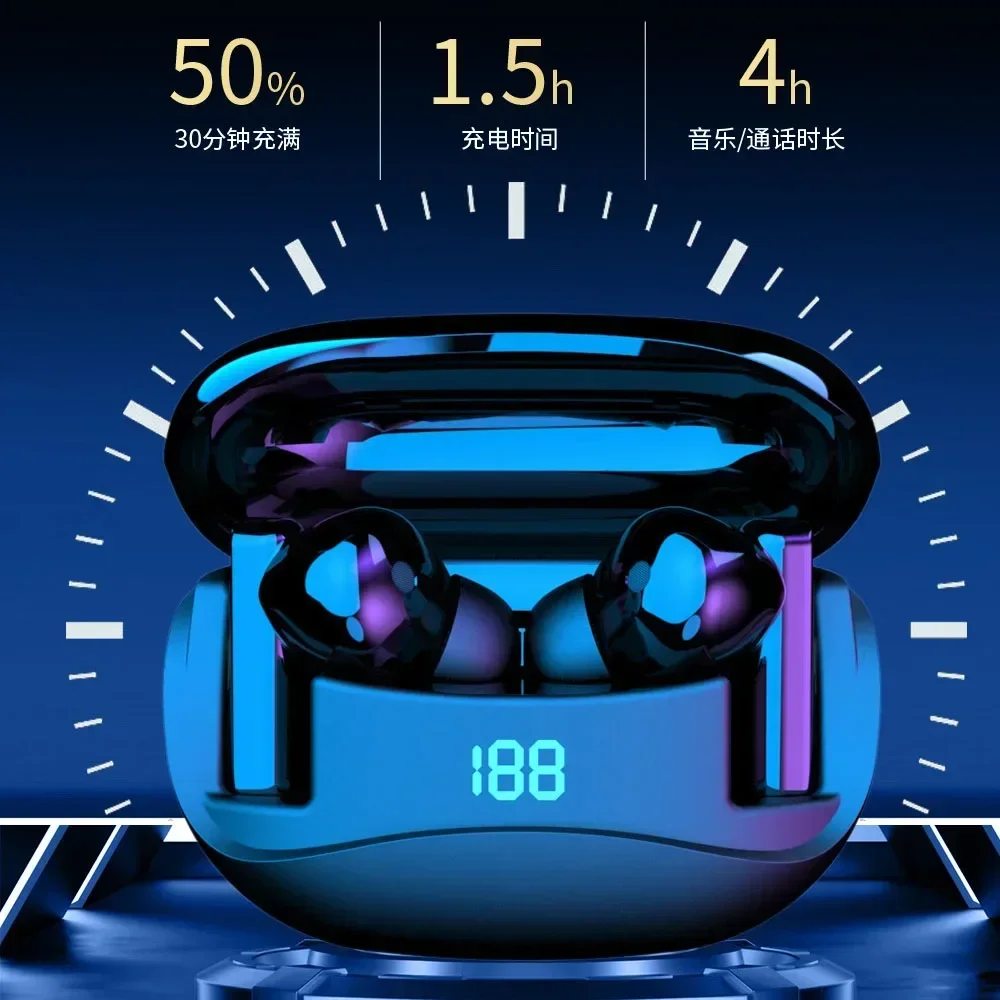 Xiaomi Mate 60 Pro 무선 블루투스 이어폰, 스테레오 소음 감소 마이크, 스포츠 터치 이어폰