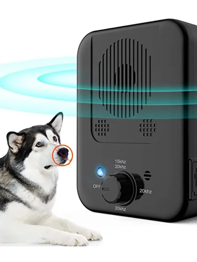 Dispositif anti-aboiement à ultrasons HOMEFISH, dispositif de conduite pour chien, dispositif de prévention du bruit, dispositif d'entraînement, dispositif automatique d'arrêt des aboiements de chien