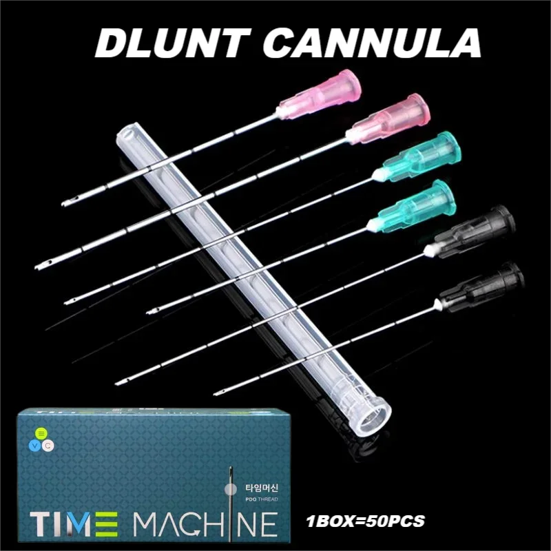 Cánula de punta roma desechable de fábrica 14G 90mm 22g 23G 25G 27G 18G 30G 50mm canula fina roma Micro canula de punta roma piezas de herramientas