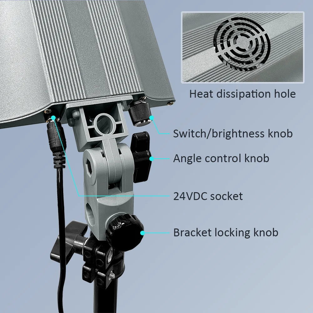 Ultra-thin  LED Fill Light for Live Show Photo Studio 70W LED Video Lamp Daylight 5800K 95+CRI