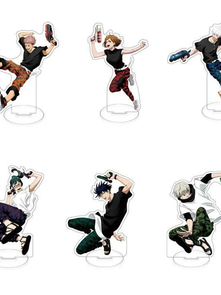 Anime Jujutsu Kaisen Fushiguro Megumi Kugisaki Nobara Cosplay Acrylic Standing Sign Desktop Ornament Cute   Ambitus