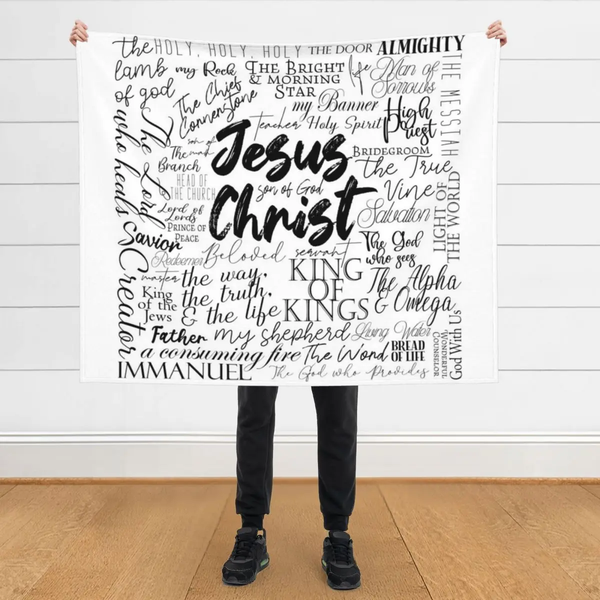 

The Names of God Throw Blanket manga Kid'S Shaggy Quilt Blankets