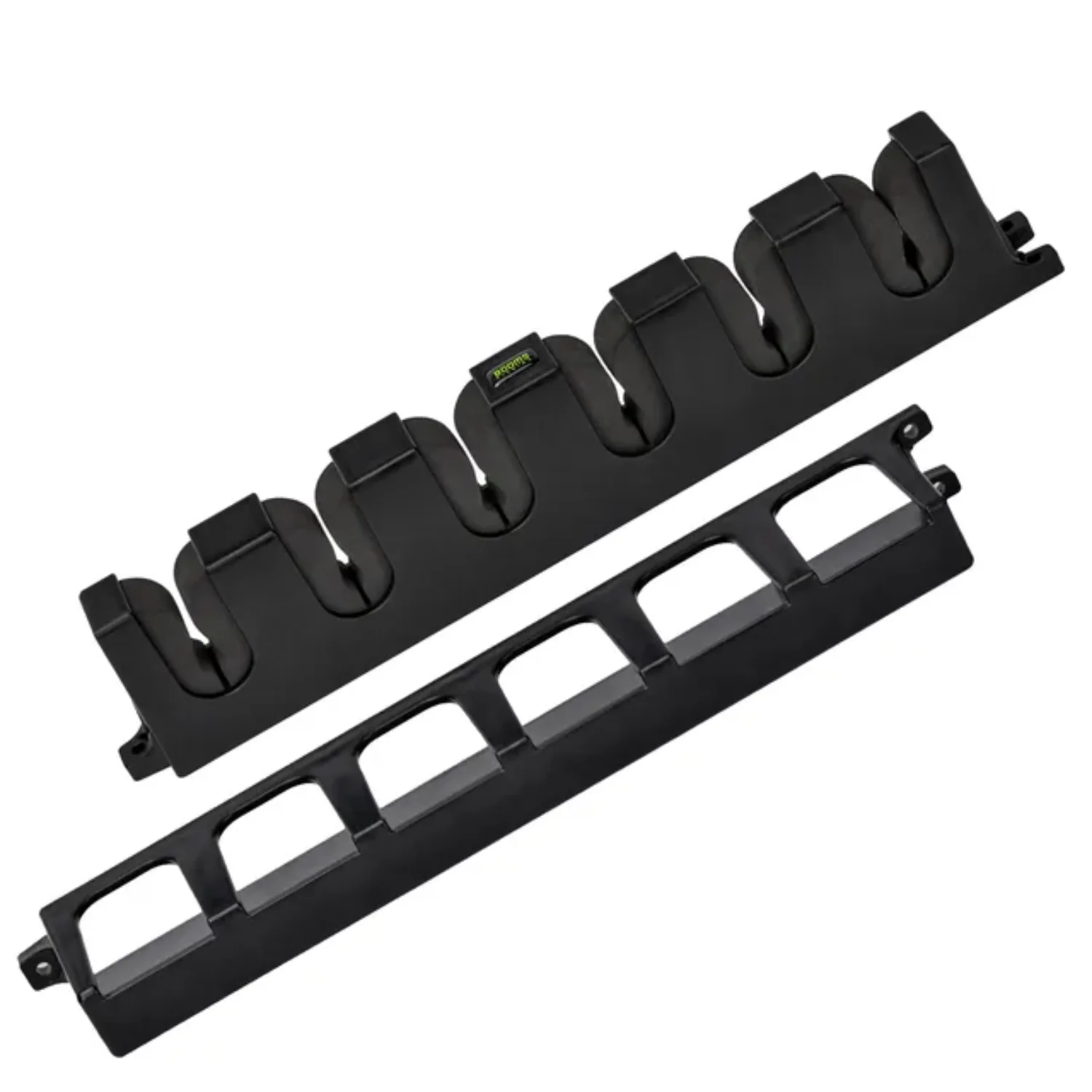 

WV2 Vertical 6-Rod Rack Fishing Pole Holder Rod Holders Wall Mount Modular Garage