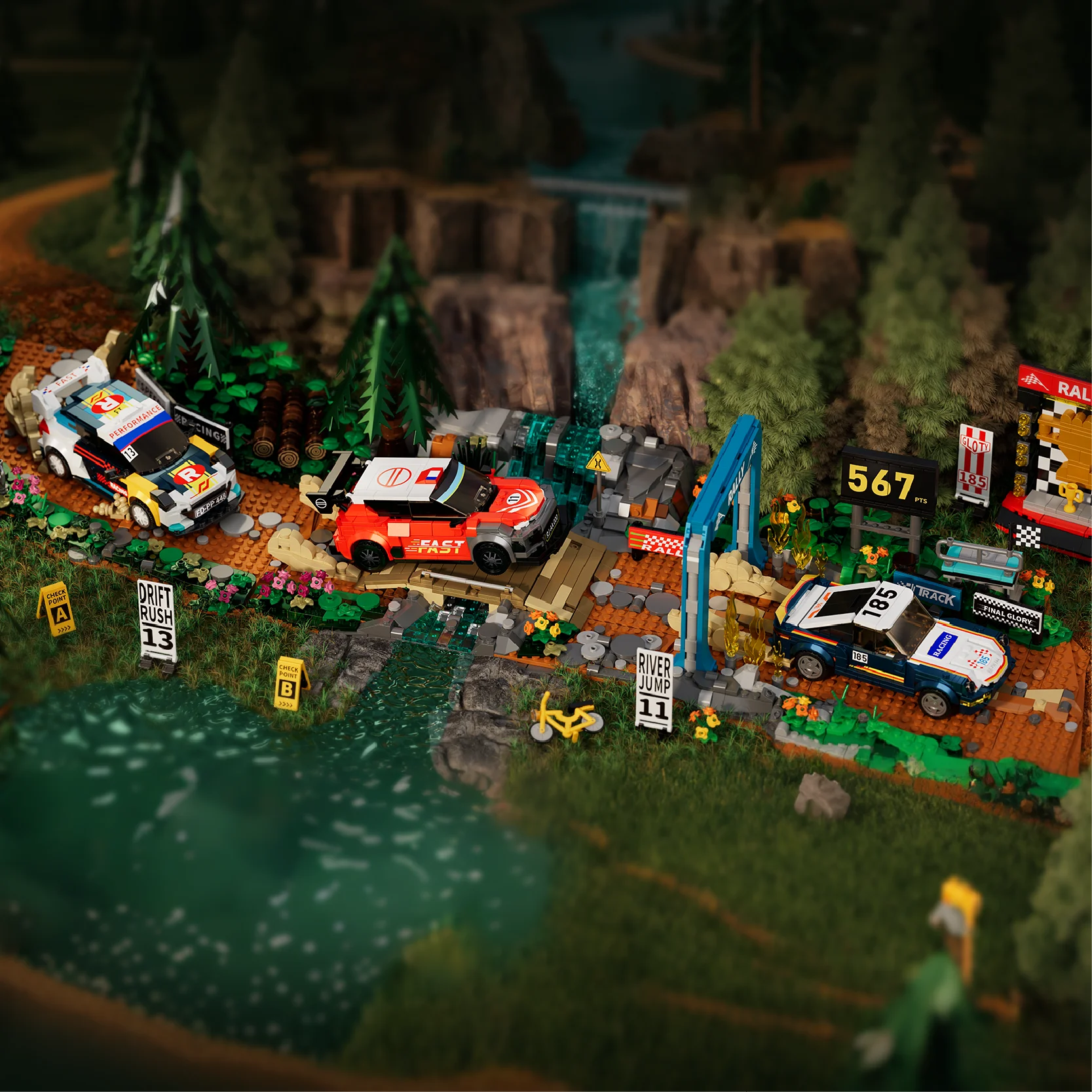 

1:32 Simulation Speed Sports Car Model Building Blocks Kit Racing Scene Series Creative Assembly Toy Ornaments Kid Xmas Gift