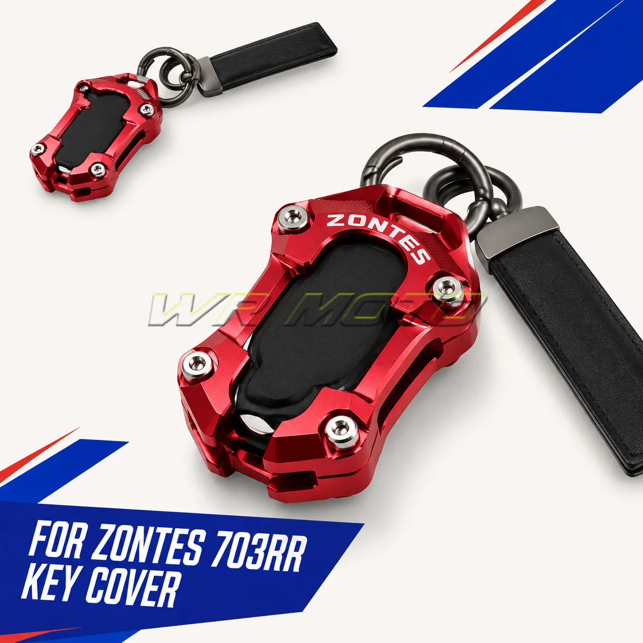 Motorcycle Remote Key Shell Decor Protector Cover Fit For ZONTES 703RR Key Mod Parts
