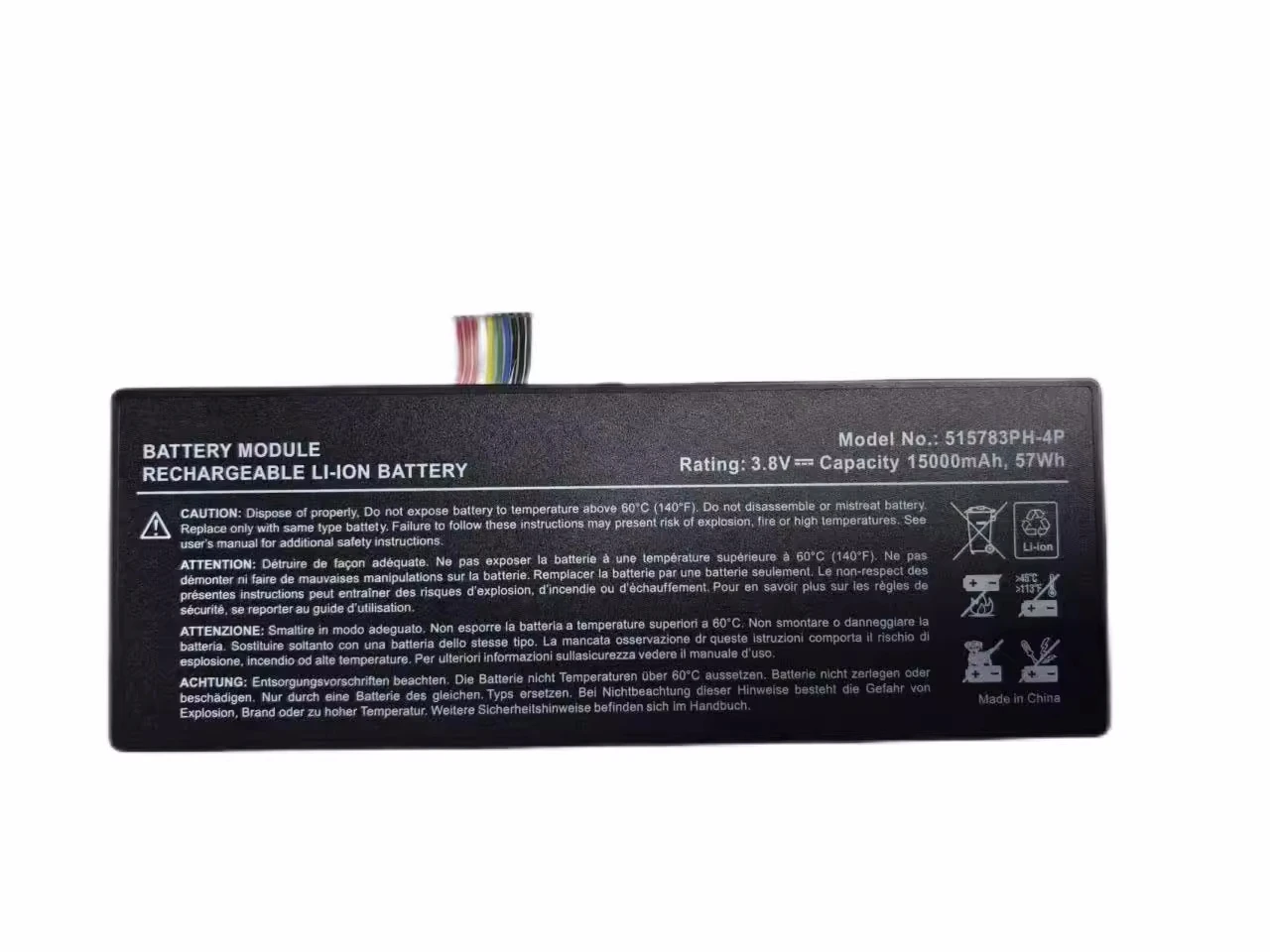 

515783-4P 515783PH-4P MLP515783 3581A7PH-1S4P 408285 Аккумулятор для Autel MaxiCOM MK908 MK908P IM608 Pro II MaxiSys Pro Elite D1Pro