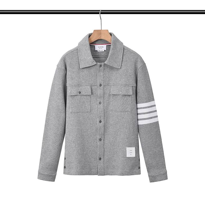 TB Flagship Store Brand Men's Autumn/Winter Four Bar Stripe Jacket with Raglan Sleeve Korean Edition Casual Jacket