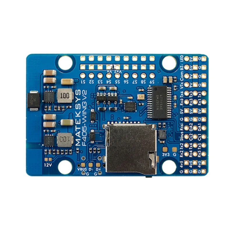 Matek MATEKSYS F405 WING V2 Flight Controller with 3-6S Support & DPS310 Barometer for FPV Applications