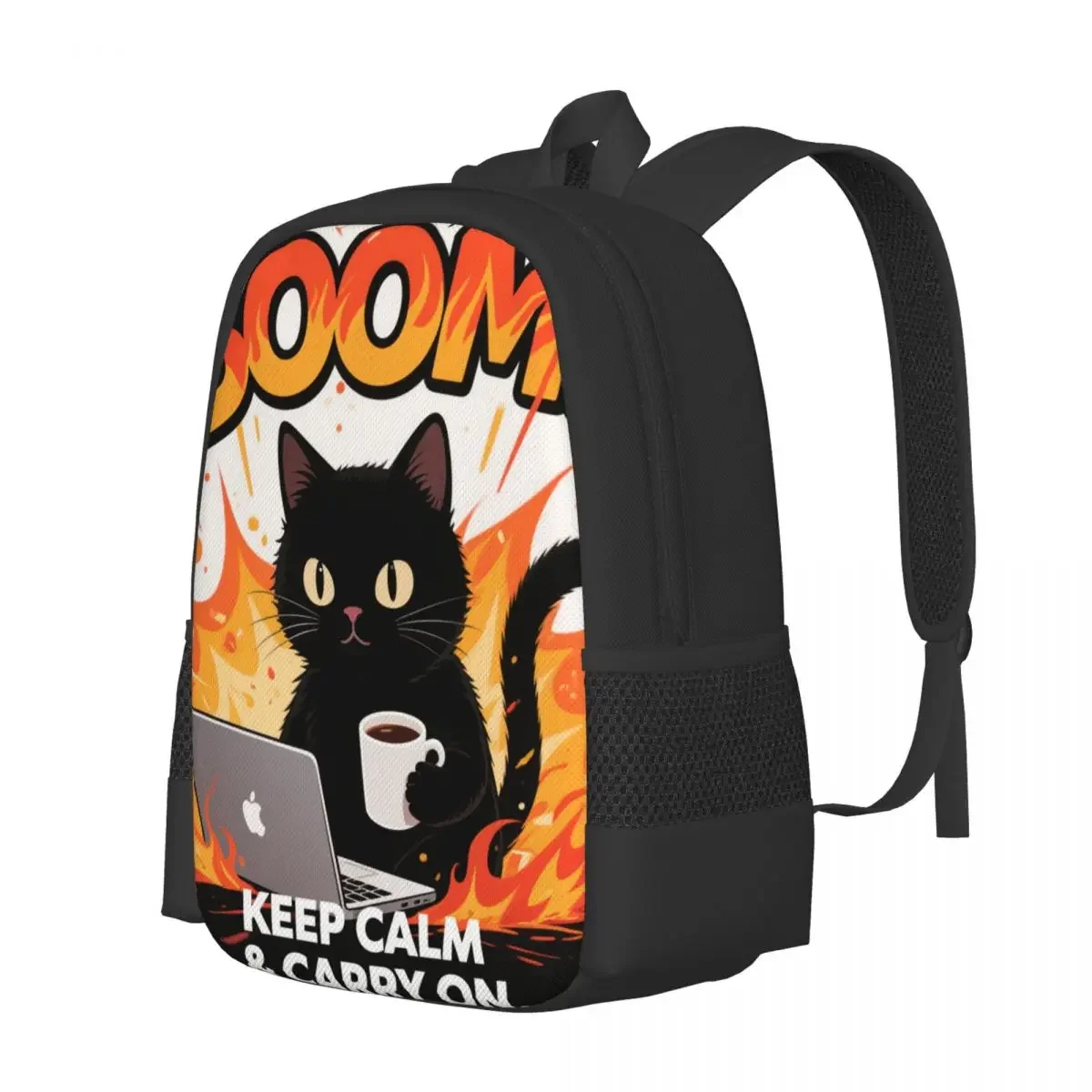 Stay calm, continue with previous behavior for boys and girls, children's backpacks, laptops, shoulder bags